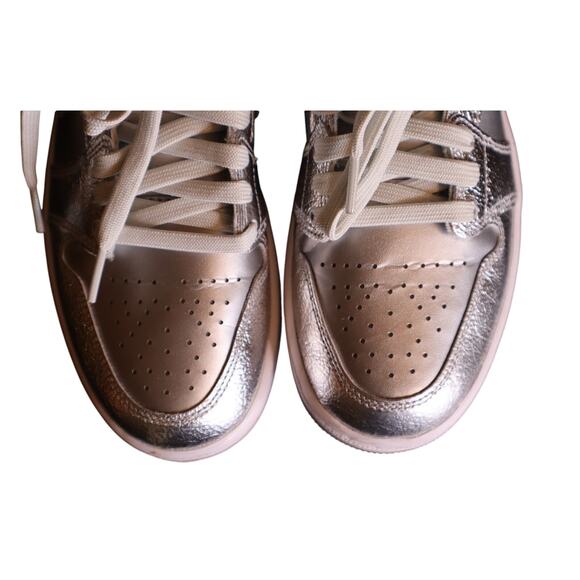 Nike Air Jordan 1 Low SE ‘Metallic Silver’ (FN5030‑001) – Women’s 7 - Picture 4 of 8